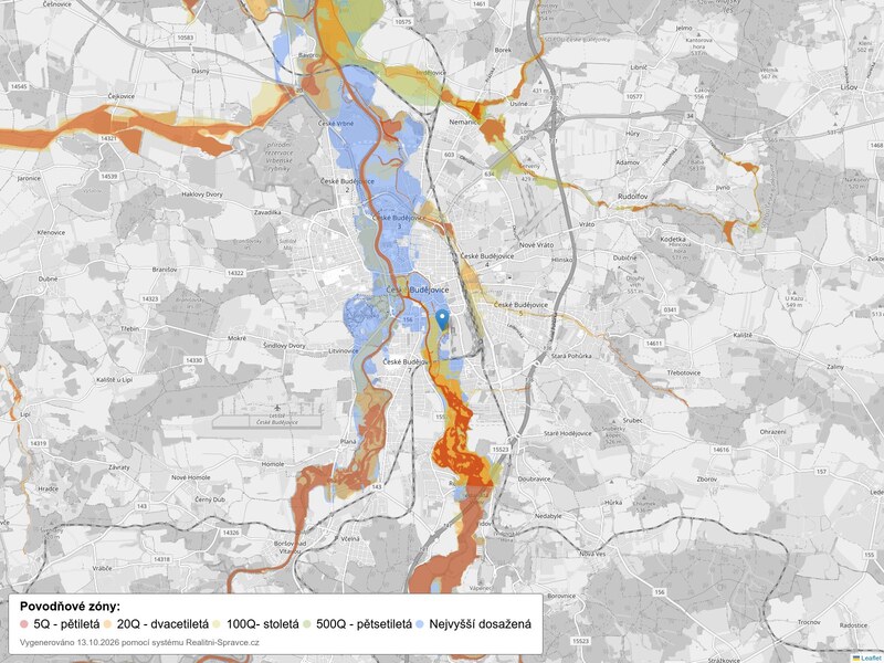 Pronájem prostorného bytu 3+1, 100 m² — blízko centra Českých Budějovic