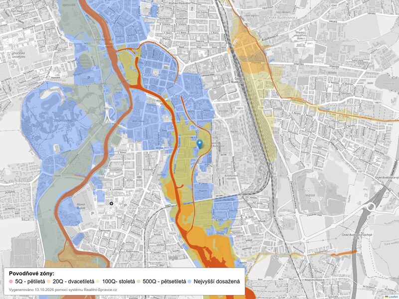 Pronájem prostorného bytu 3+1, 100 m² — blízko centra Českých Budějovic