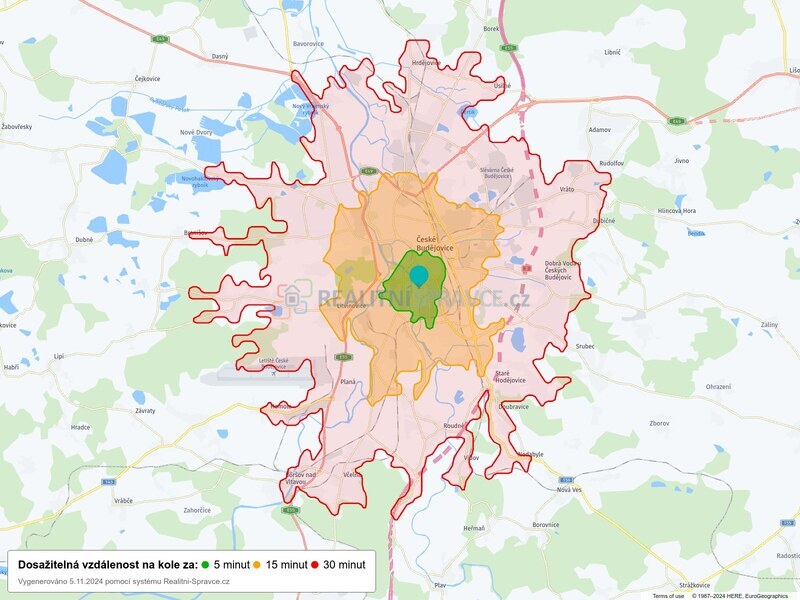Pronájem standardního bytu 4+kk v Českých Budějovicích