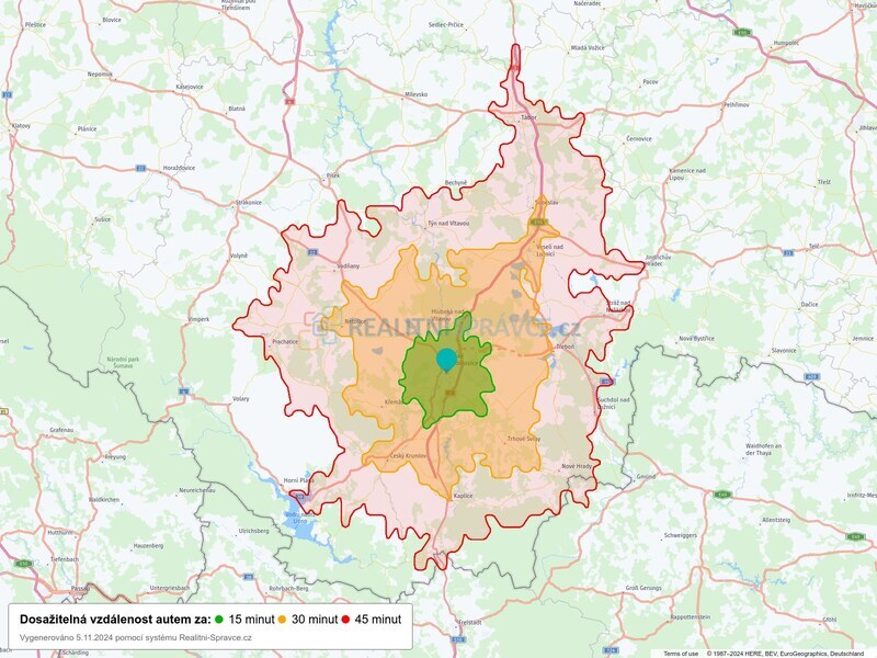 Pronájem standardního bytu 4+kk v Českých Budějovicích